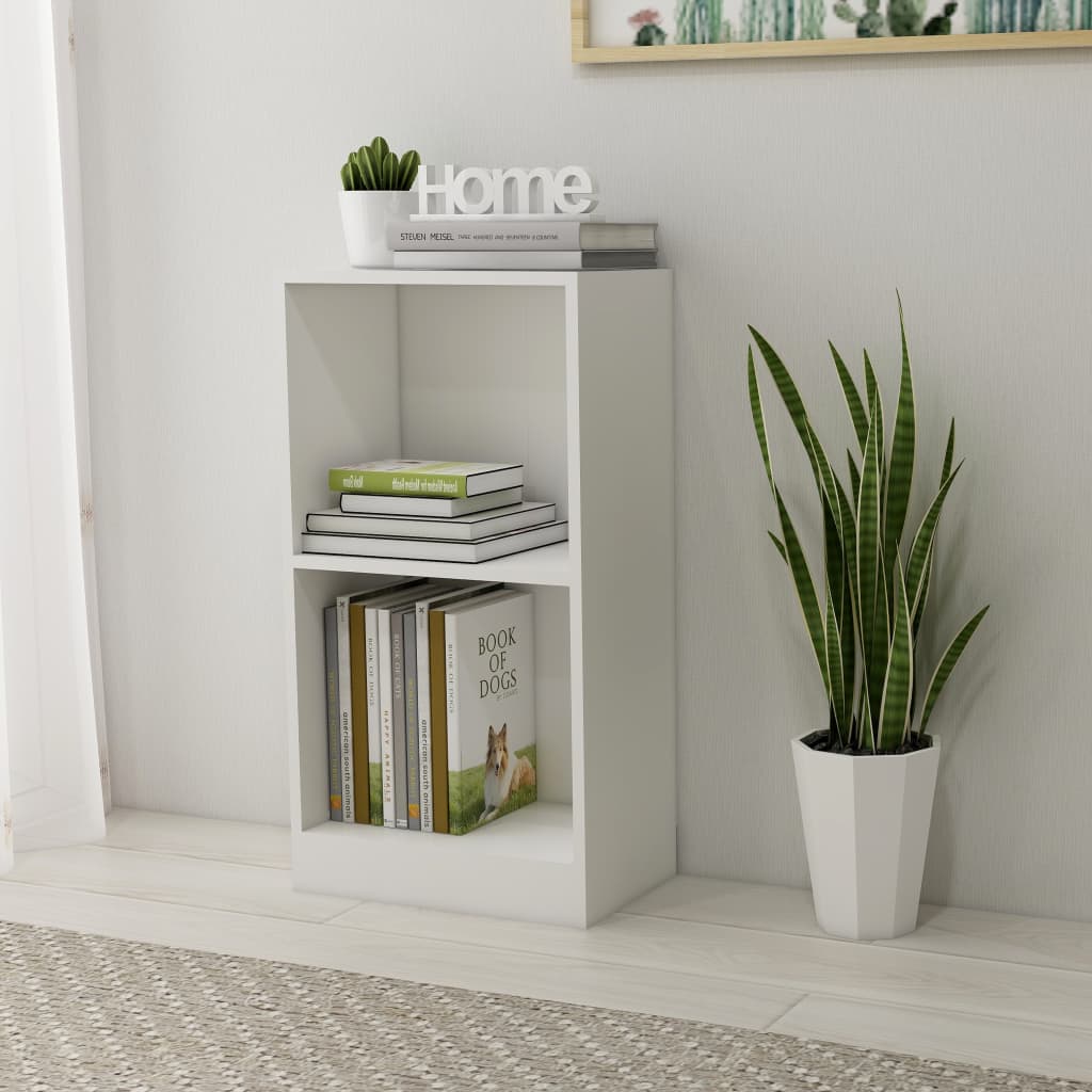 Vidaxl boekenkast 40x24x75 cm bewerkt hout wit