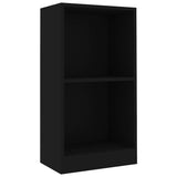 Vidaxl boekenkast 40x24x75 cm bewerkt hout zwart