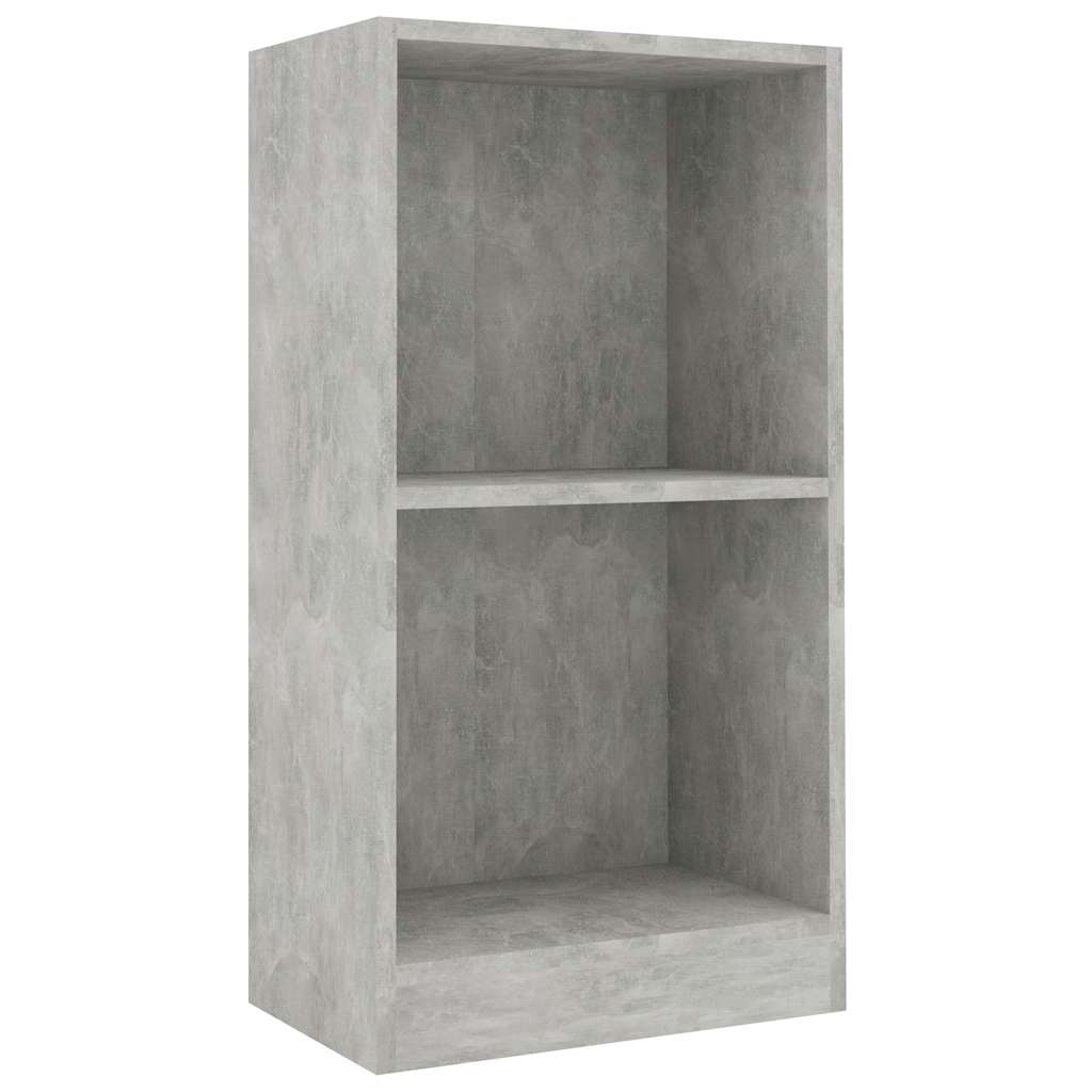 Vidaxl boekenkast 40x24x75 cm bewerkt hout betongrijs