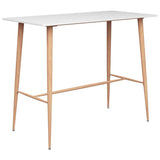 Vidaxl bartafel 120x60x105 cm wit
