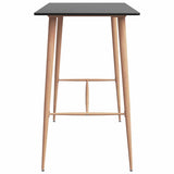 Vidaxl bartafel 120x60x105 cm zwart