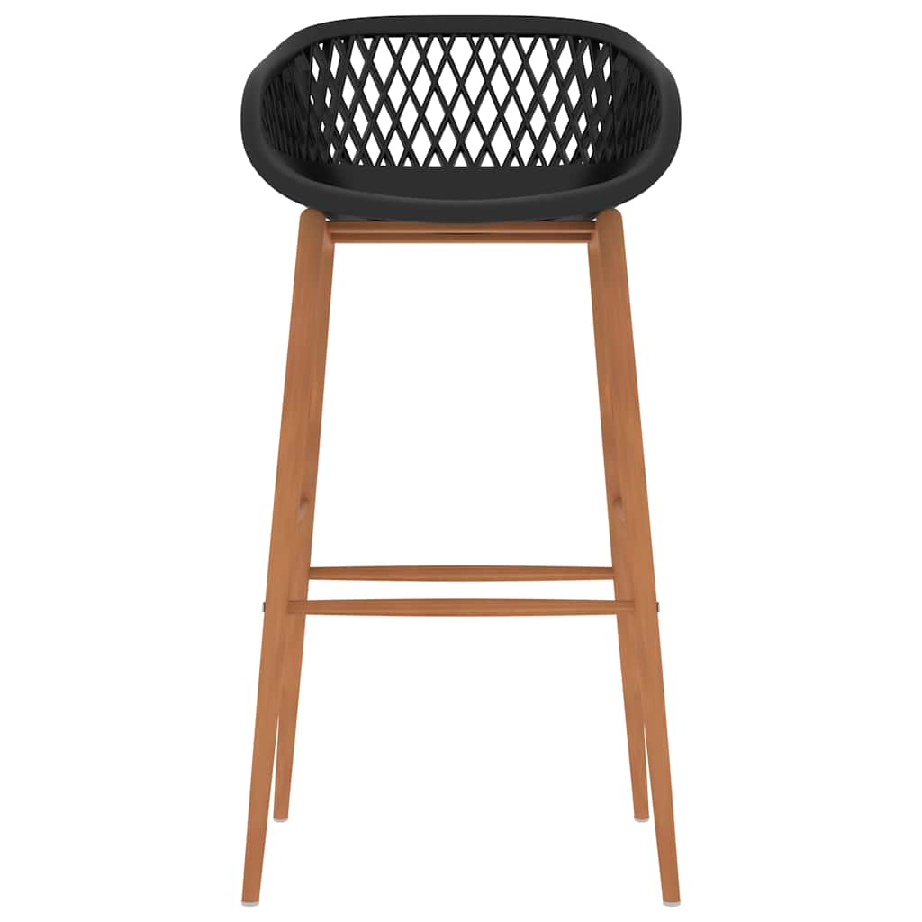 Vidaxl barstoelen 2 st zwart