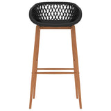 Vidaxl barstoelen 2 st zwart