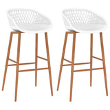 Vidaxl barstoelen 2 st wit