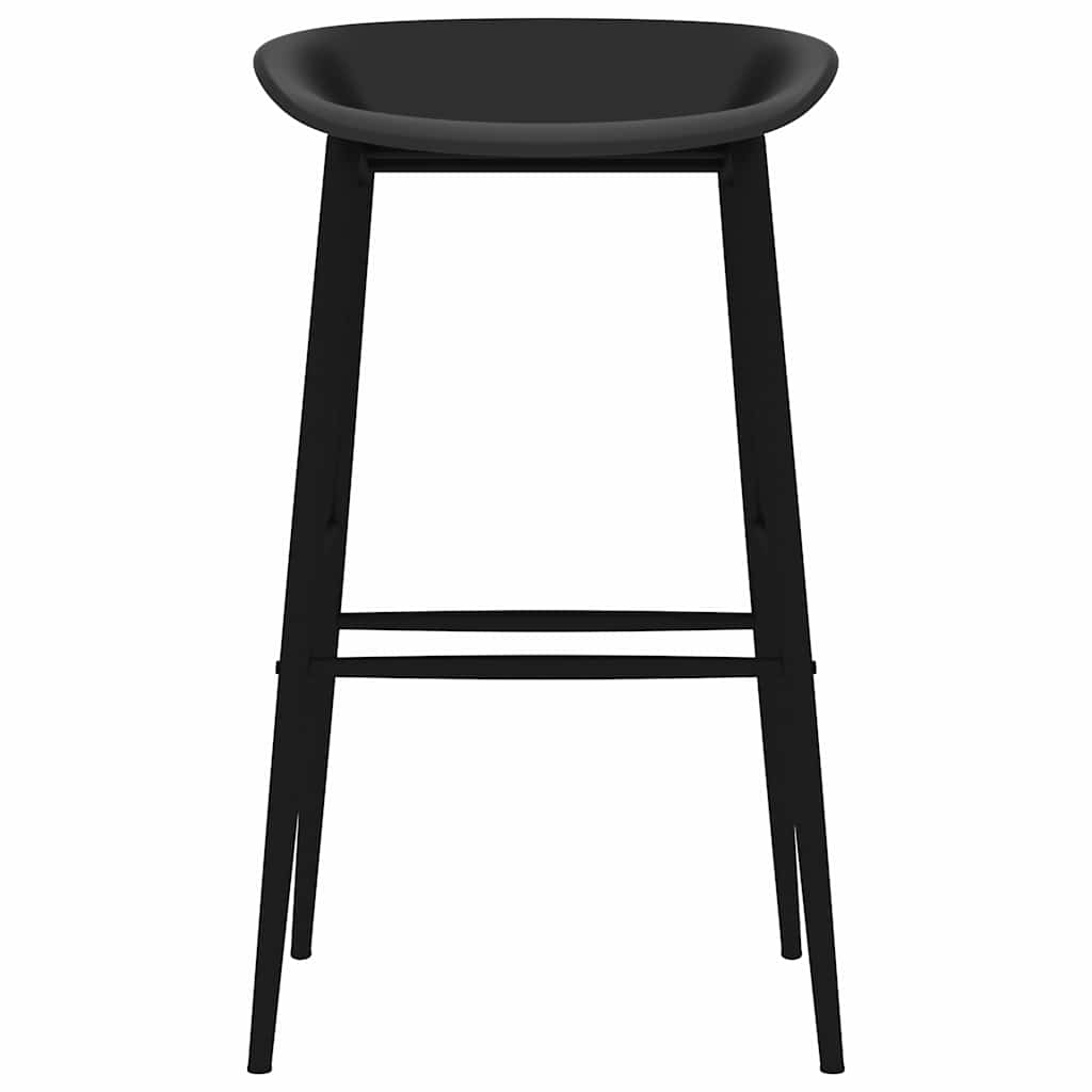 Vidaxl barstoelen 2 st zwart