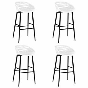 Vidaxl barstoelen 4 st wit