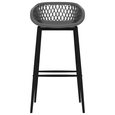 Vidaxl barstoelen 4 st grijs