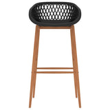 Vidaxl barstoelen 4 st zwart