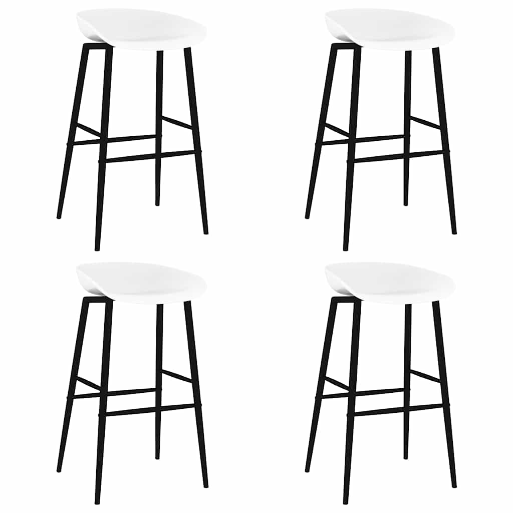 Vidaxl barstoelen 4 st wit