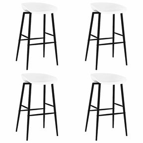 Vidaxl barstoelen 4 st wit