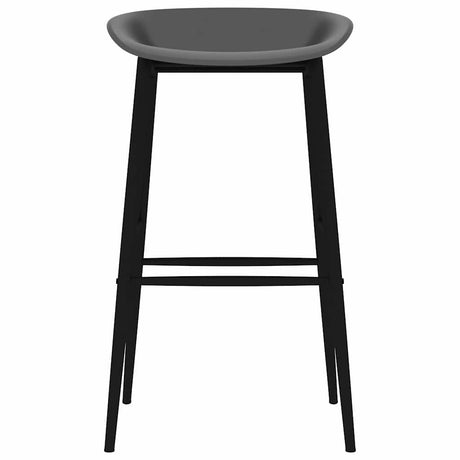 Vidaxl barstoelen 4 st grijs