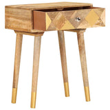 Vidaxl nachtkastje 43x30x58 cm massief mangohout