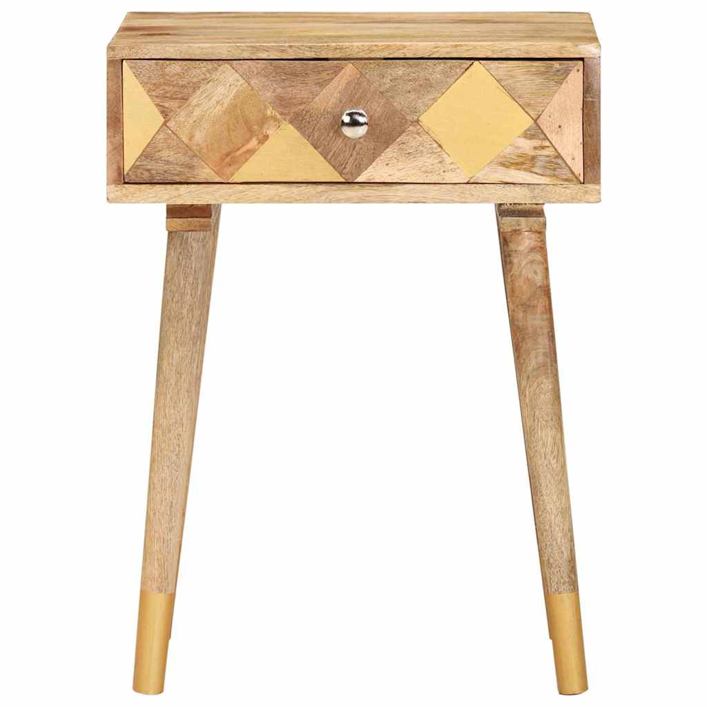Vidaxl nachtkastje 43x30x58 cm massief mangohout
