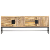 Vidaxl tv-meubel 140x30x50 cm massief mangohout