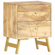 Vidaxl nachtkastje 40x30x50 cm massief mangohout