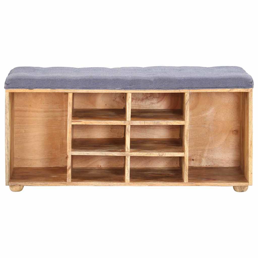 Vidaxl halbankje 100x35x47 cm massief mangohout