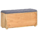 Vidaxl halbankje 100x35x47 cm massief mangohout
