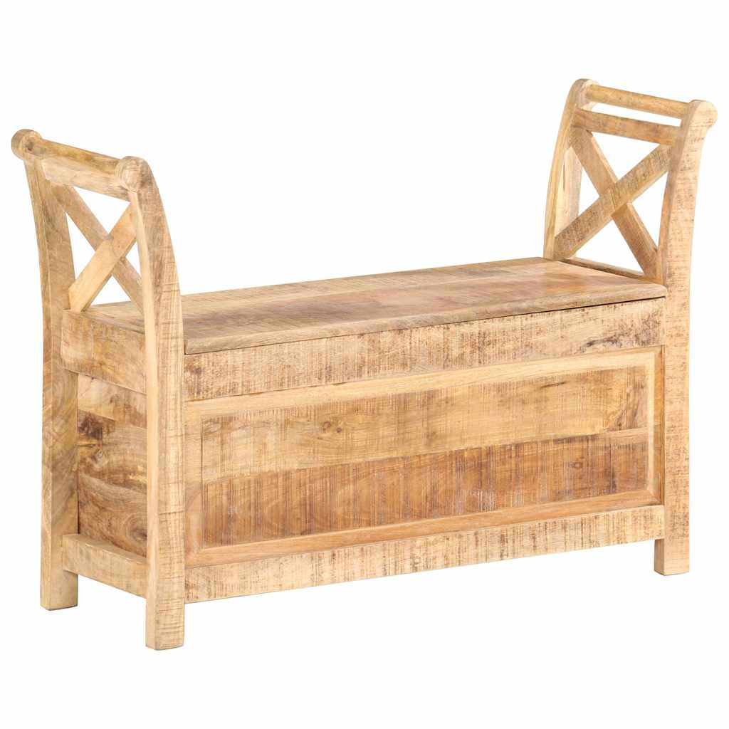 Vidaxl halbankje 103x33x72 cm massief mangohout