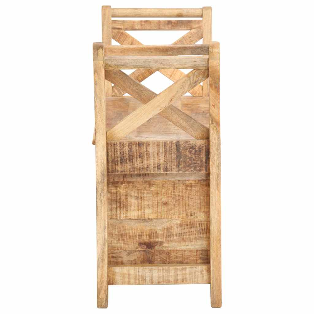 Vidaxl halbankje 103x33x72 cm massief mangohout