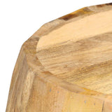 Vidaxl kruk trommelvormig massief mangohout