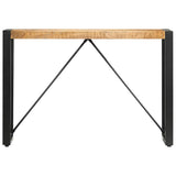 Vidaxl wandtafel 110x35x76 cm massief mangohout