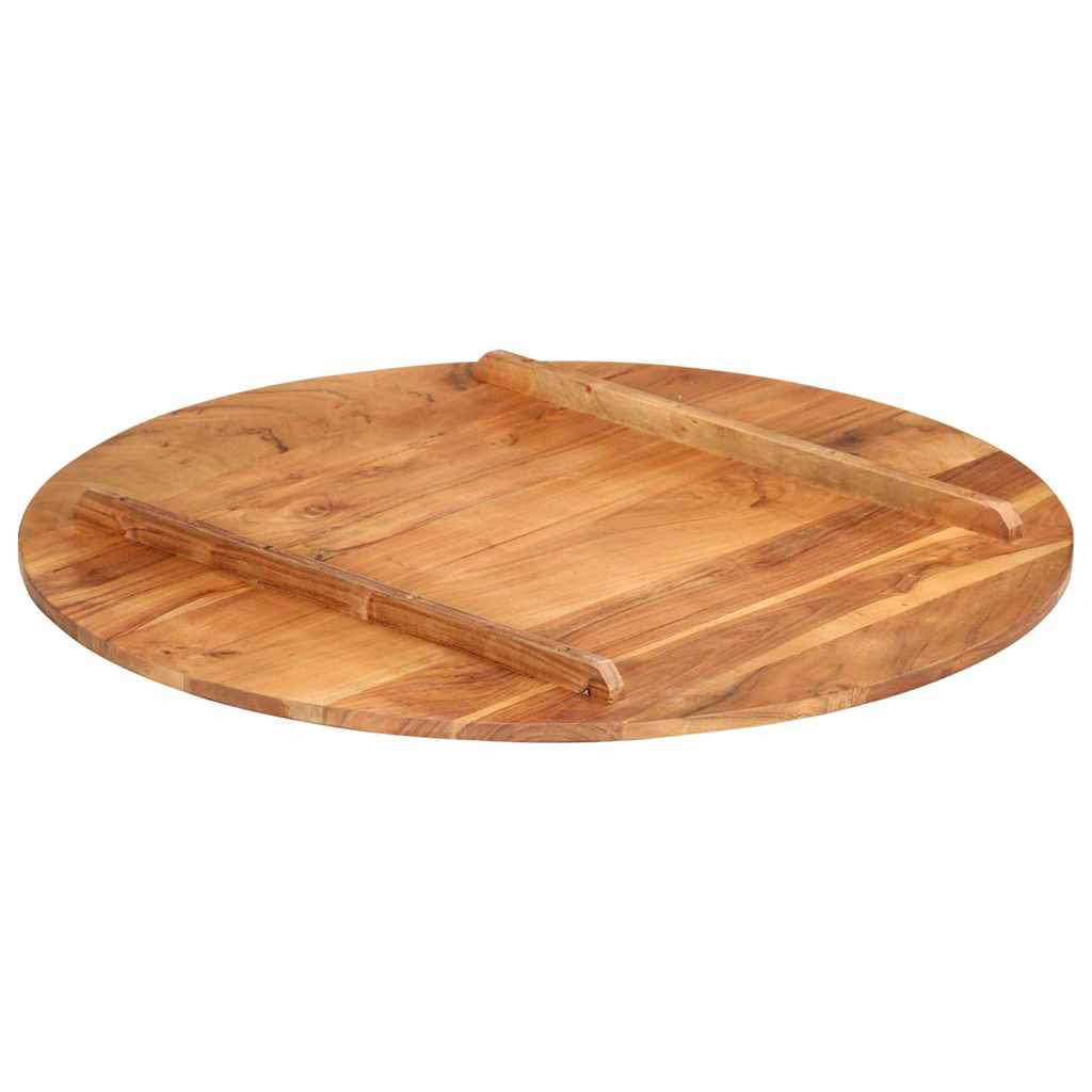 Vidaxl tafelblad rond 15-16 mm 80 cm massief acaciahout