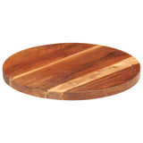 Vidaxl tafelblad rond 25-27 mm 40 cm massief acaciahout