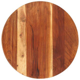 Vidaxl tafelblad rond 25-27 mm 40 cm massief acaciahout