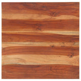Vidaxl tafelblad 25-27 mm 60x60 cm massief acaciahout