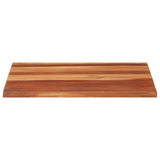 Vidaxl tafelblad 25-27 mm 60x70 cm massief acaciahout