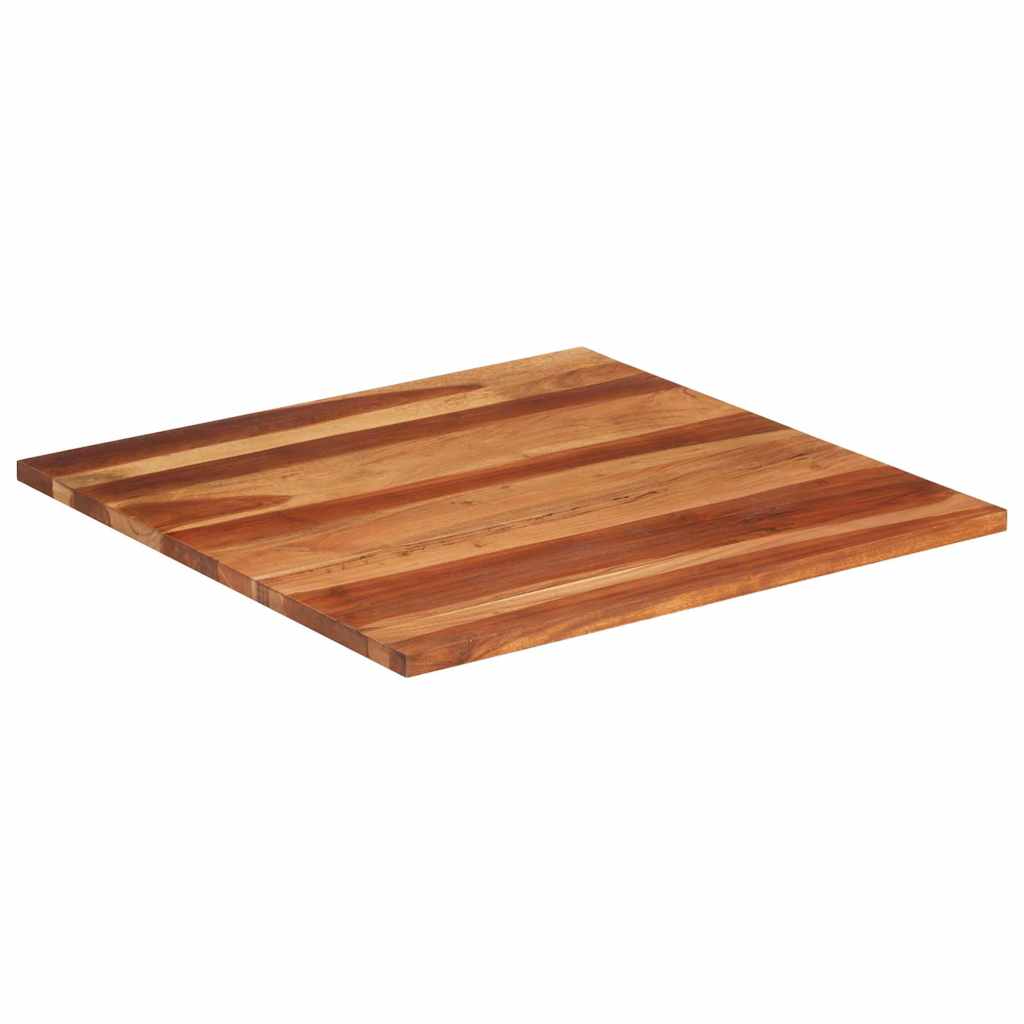 Vidaxl tafelblad 25-27 mm 80x80 cm massief acaciahout