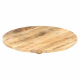 Vidaxl tafelblad rond 25-27 mm 50 cm massief mangohout