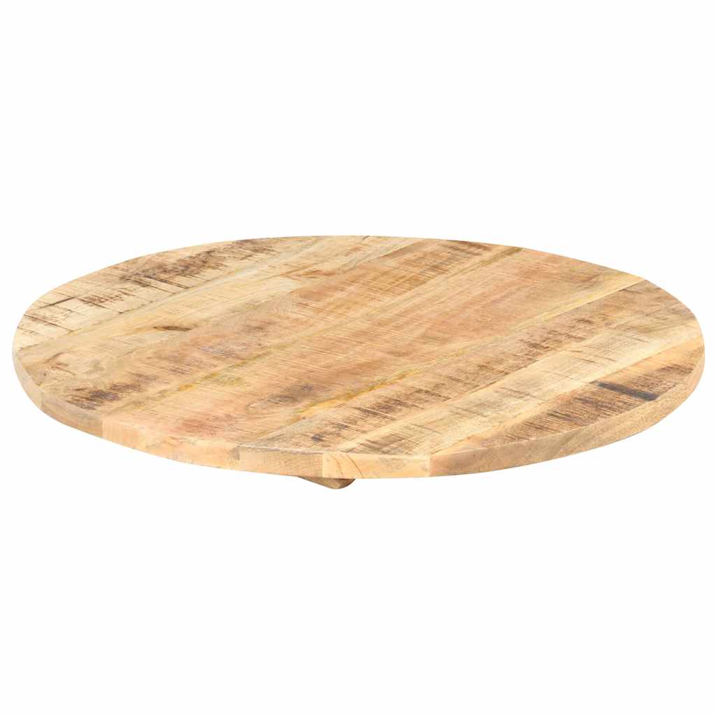 Vidaxl tafelblad rond 25-27 mm 60 cm massief mangohout