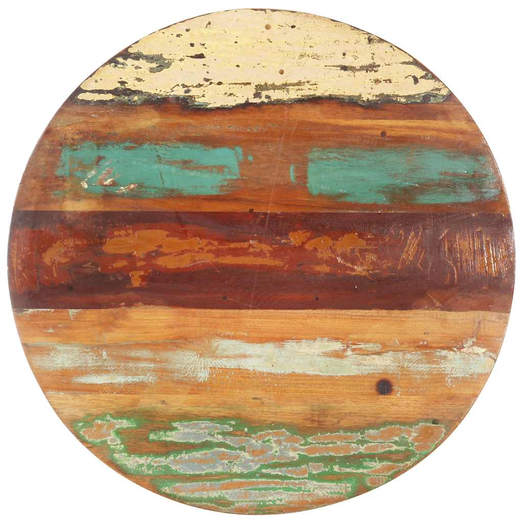 Vidaxl tafelblad rond 15-16 mm 40 cm massief gerecycled hout
