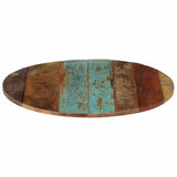 Vidaxl tafelblad rond 15-16 mm 60 cm massief gerecycled hout