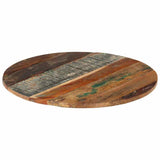 Vidaxl tafelblad rond 15-16 mm 60 cm massief gerecycled hout