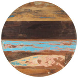 Vidaxl tafelblad rond 25-27 mm 80 cm massief gerecycled hout