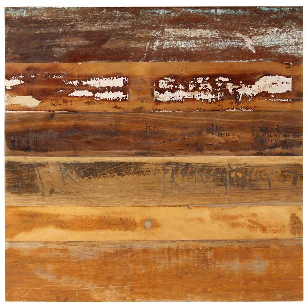 Vidaxl tafelblad vierkant 15-16 mm 70x70 cm massief gerecycled hout
