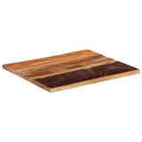 Vidaxl tafelblad rechthoekig 25-27 mm 60x60 cm massief gerecycled hout