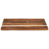 Vidaxl tafelblad vierkant 25-27 mm 70x70 cm massief gerecycled hout