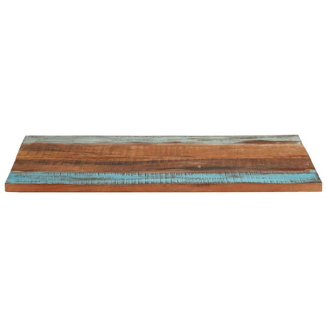 Vidaxl tafelblad rechthoekig 25-27 mm 70x90 cm massief gerecycled hout