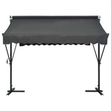 Vidaxl Luifel abgelöst 300 x 300 cm Anthrazit