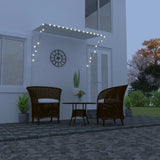 Vidaxl luifel mit LED 250x150 cm Creme leitbar