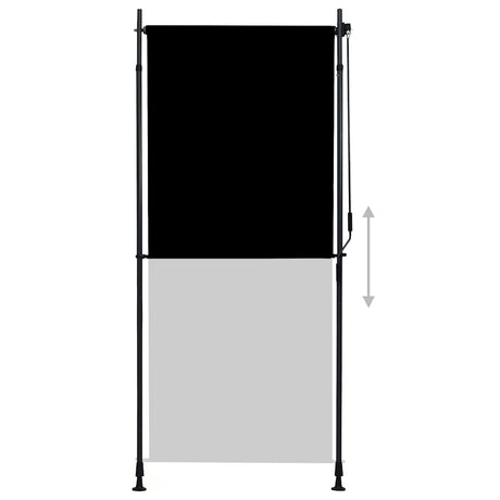 Vidaxxl Außenrollo 100x270 cm Anthrazit