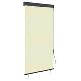 Vidaxl rolgordijn voor buiten 100x250 cm crème