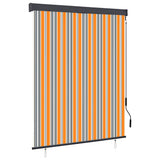 Vidaxl rolgordijn voor buiten 140x250 cm geel en blauw