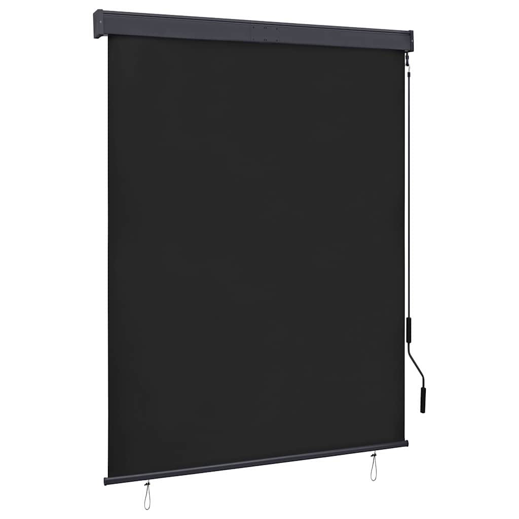 Vidaxl rolgordijn voor buiten 140x250 cm antraciet