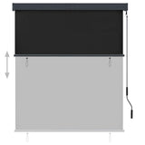 Vidaxl rolgordijn voor buiten 140x250 cm antraciet