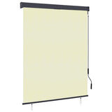 Vidaxl rolgordijn voor buiten 140x250 cm crème