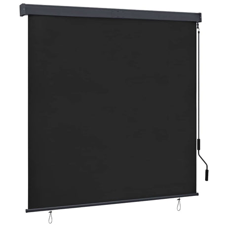 Vidaxl rolgordijn voor buiten 160x250 cm antraciet
